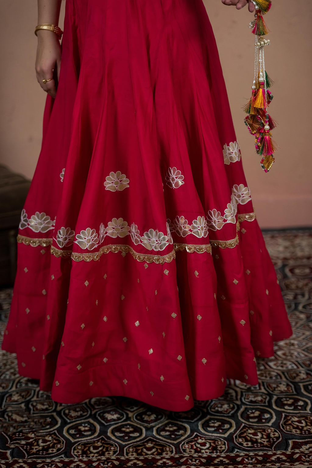 Gulabi Gaurav Chaniya Choli Set