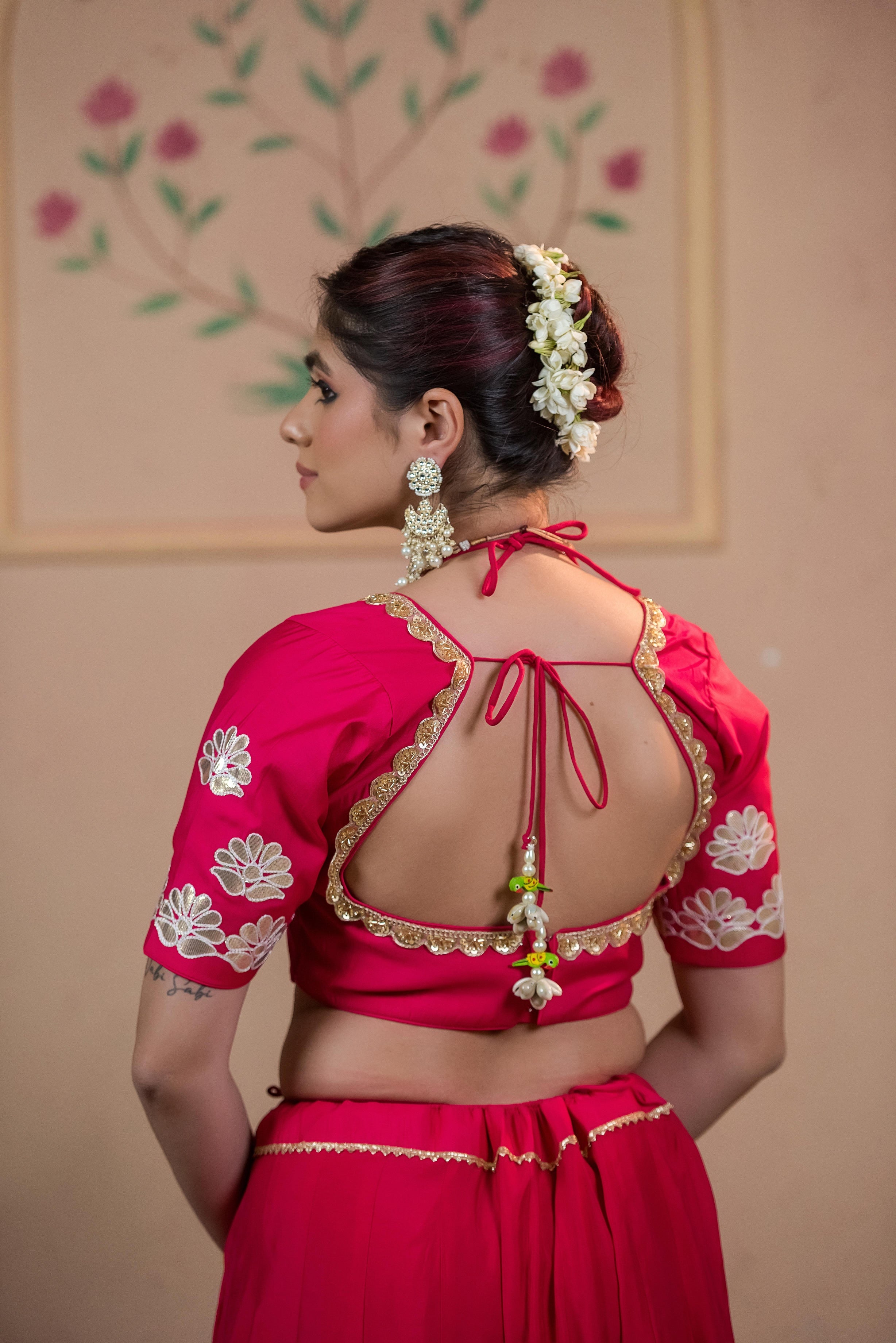 Gulabi Gaurav Chaniya Choli Set