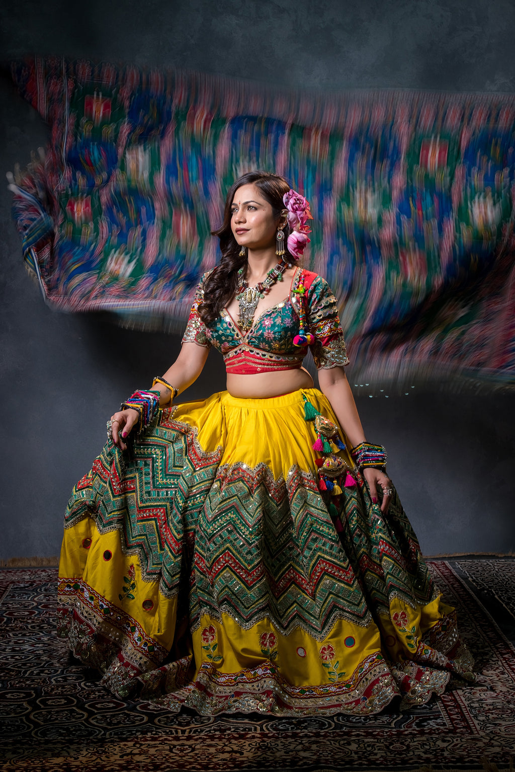 Morni Rang Chaniya Choli Set