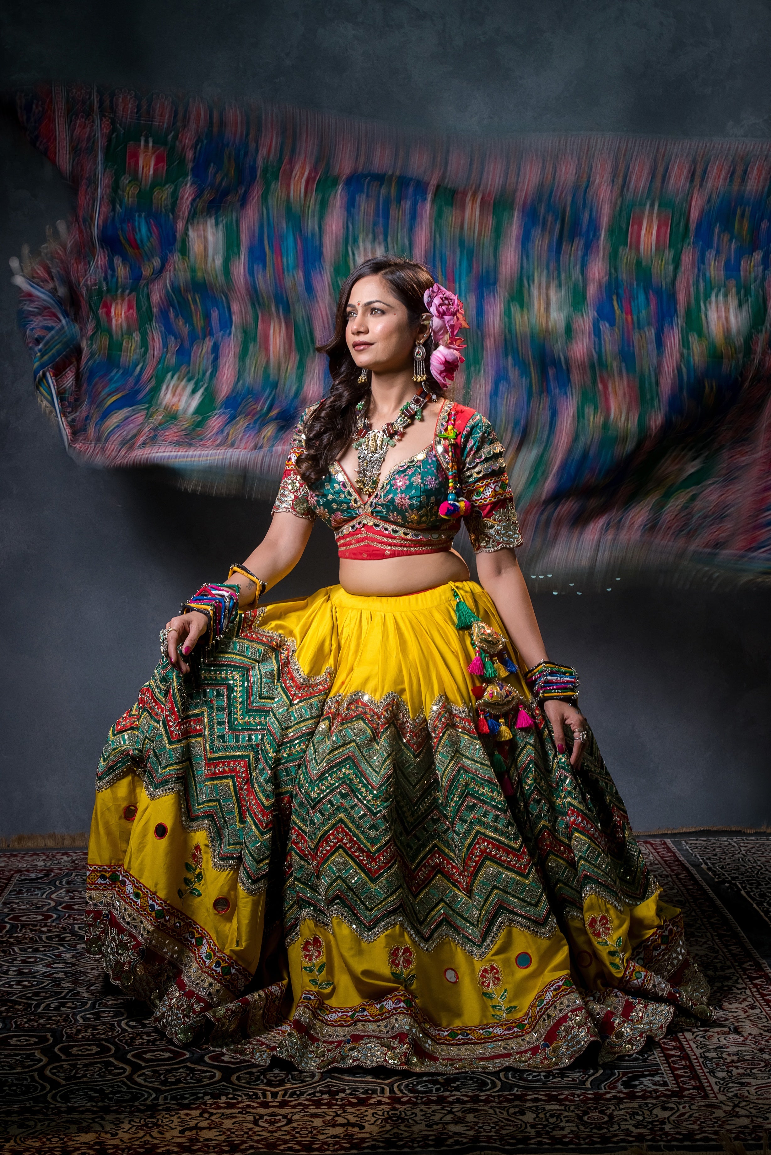 Morni Rang Chaniya Choli Set