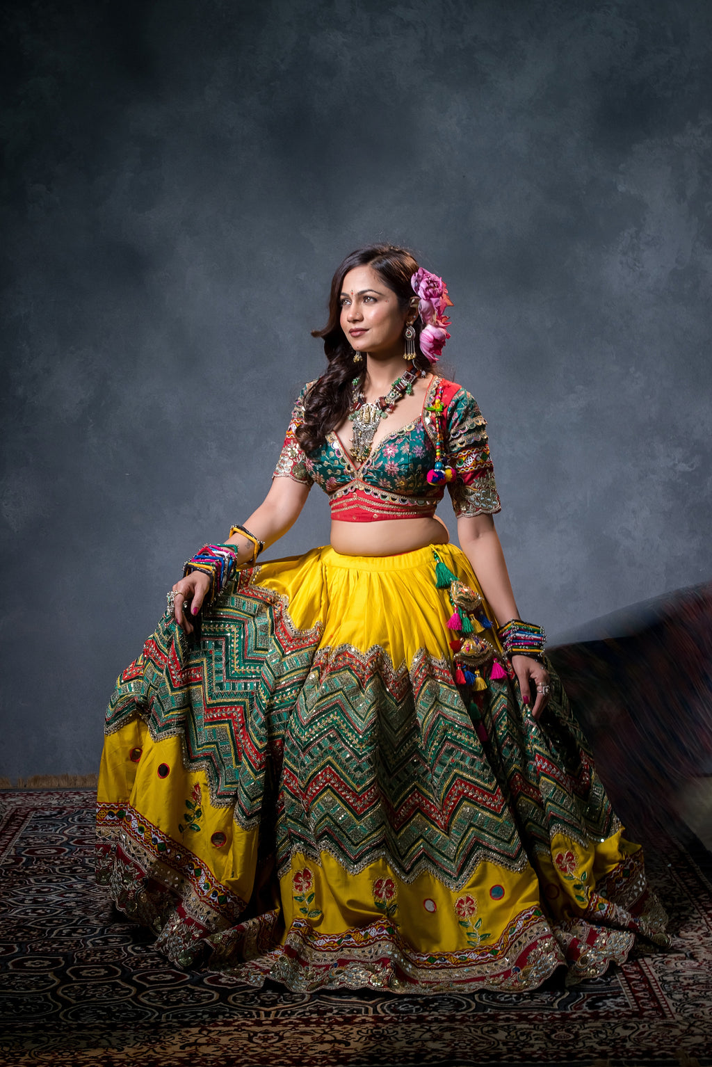 Morni Rang Chaniya Choli Set