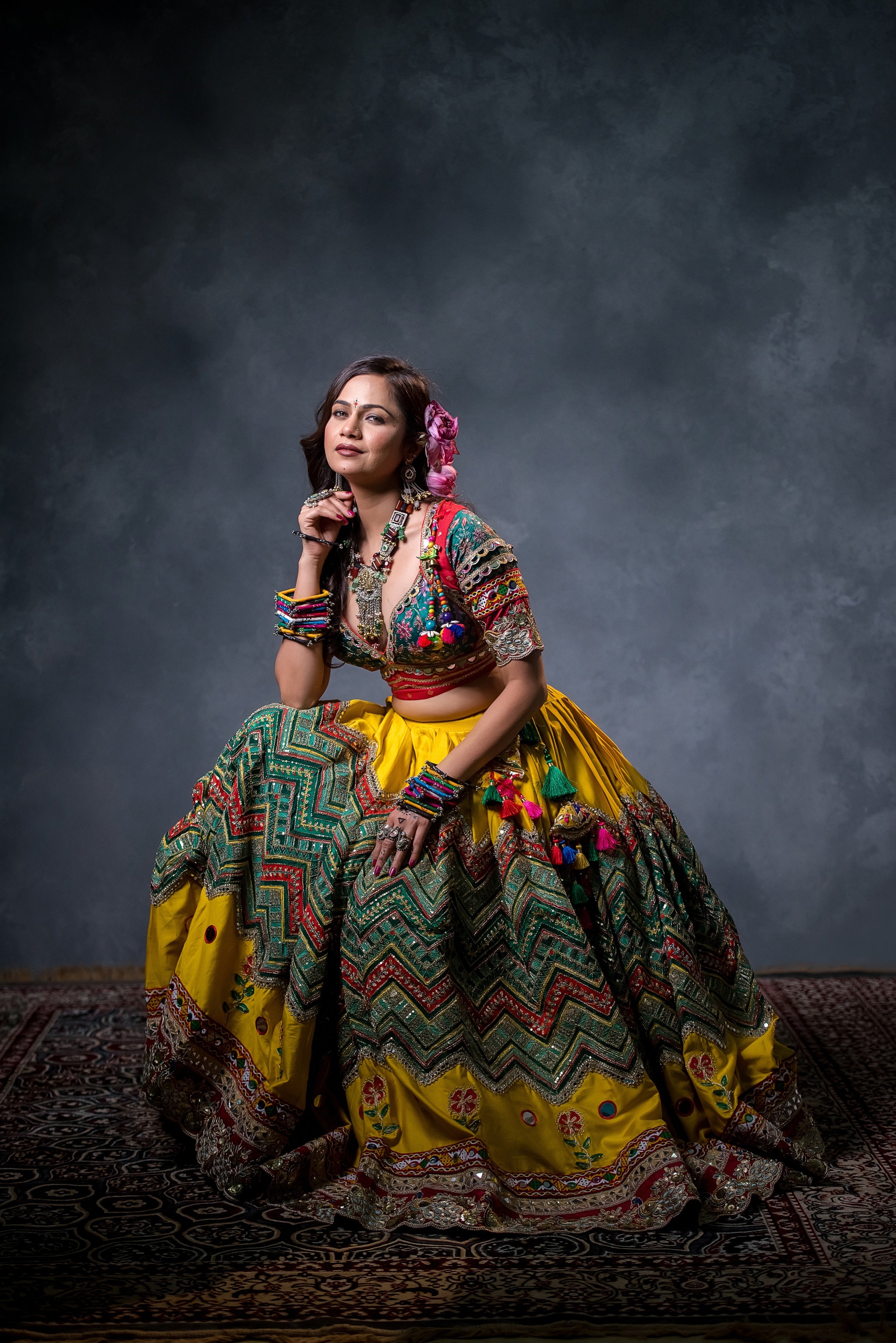 Morni Rang Chaniya Choli Set