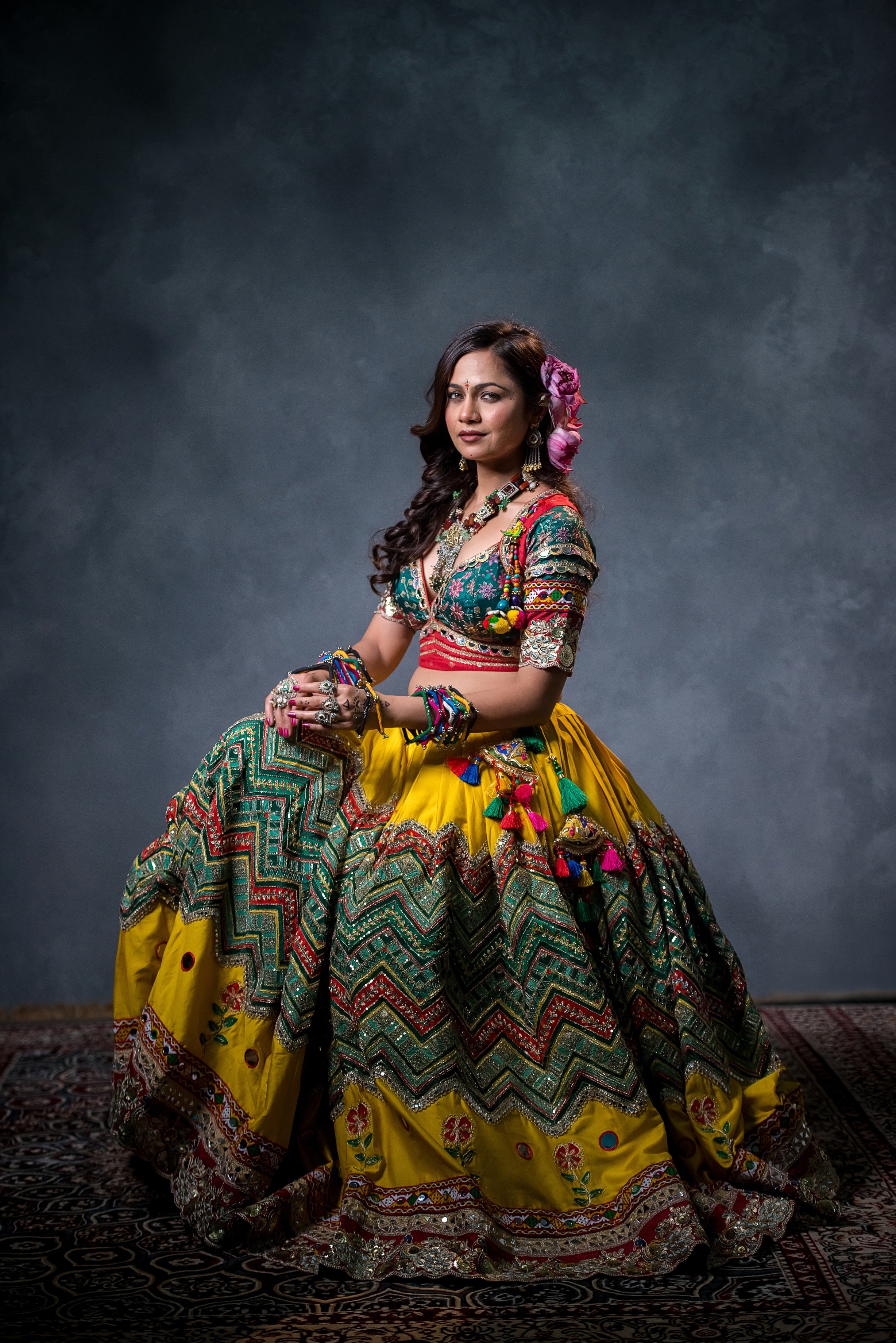 Morni Rang Chaniya Choli Set