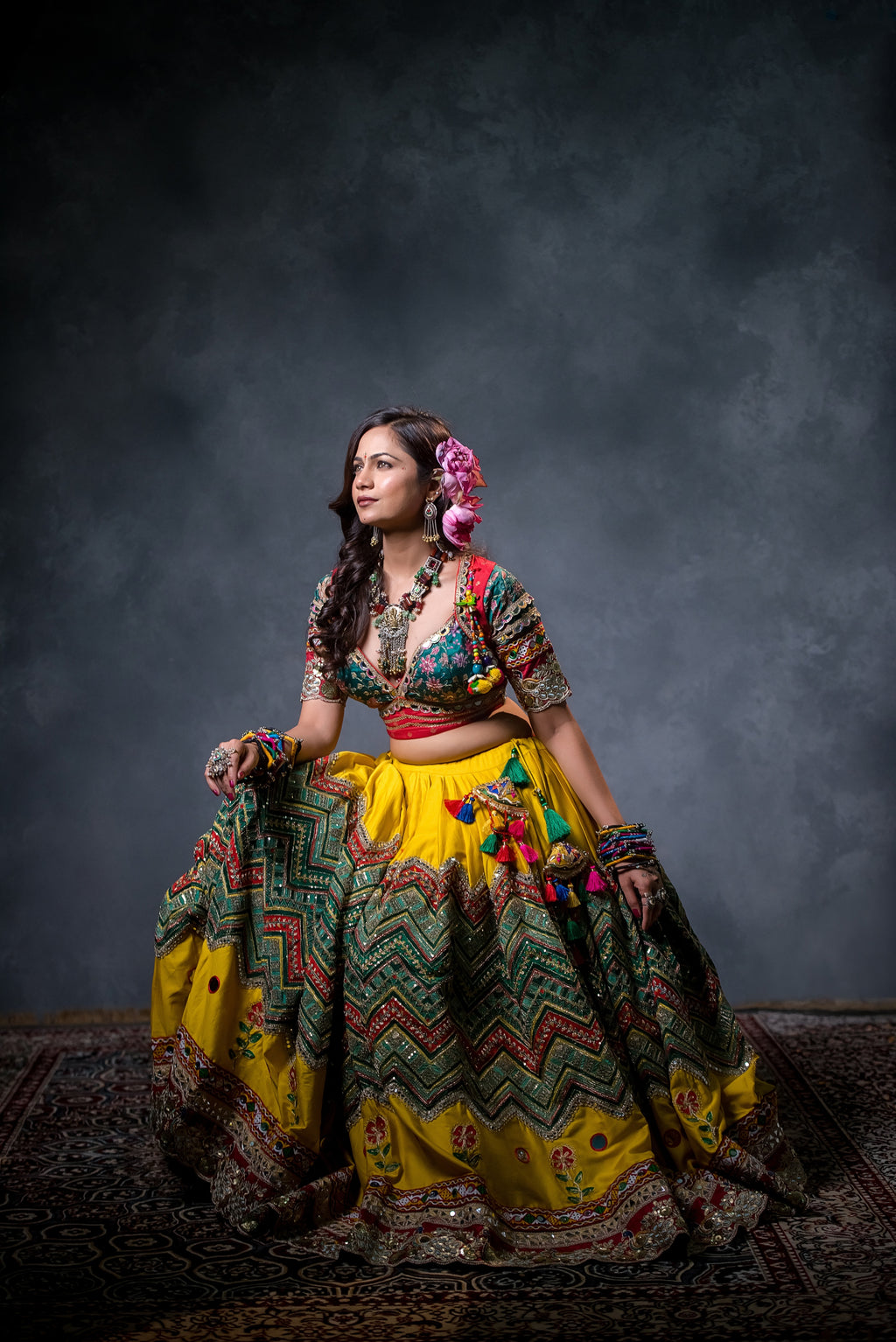 Morni Rang Chaniya Choli Set