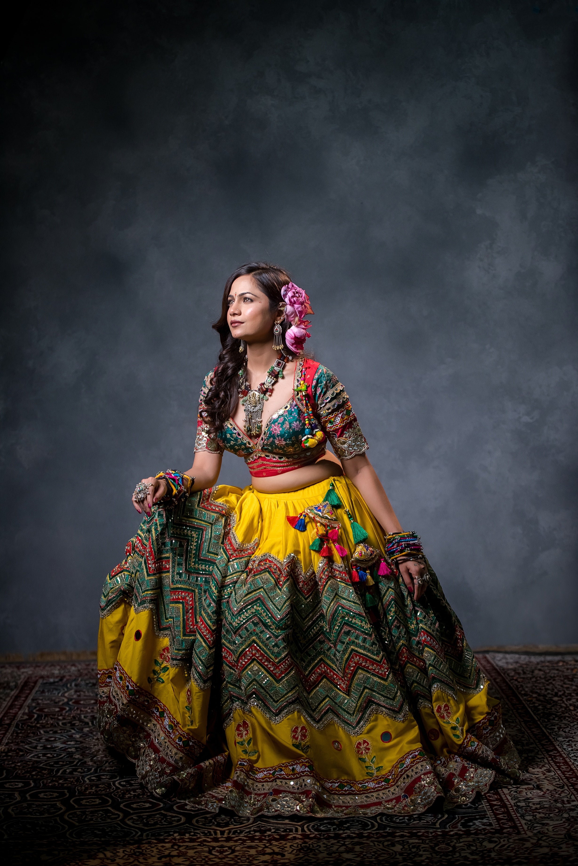 Morni Rang Chaniya Choli Set
