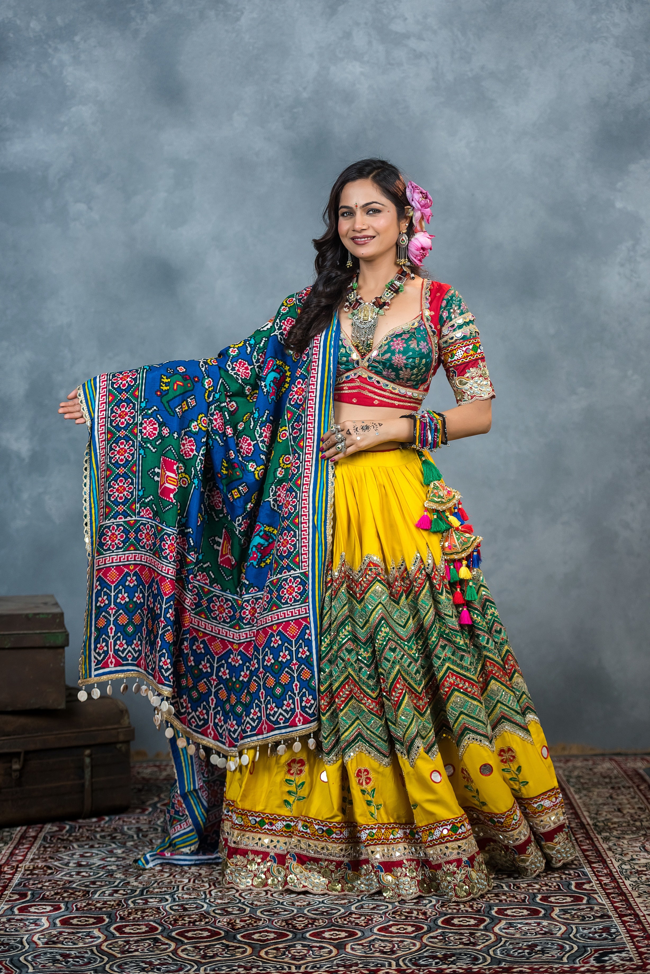 Morni Rang Chaniya Choli Set