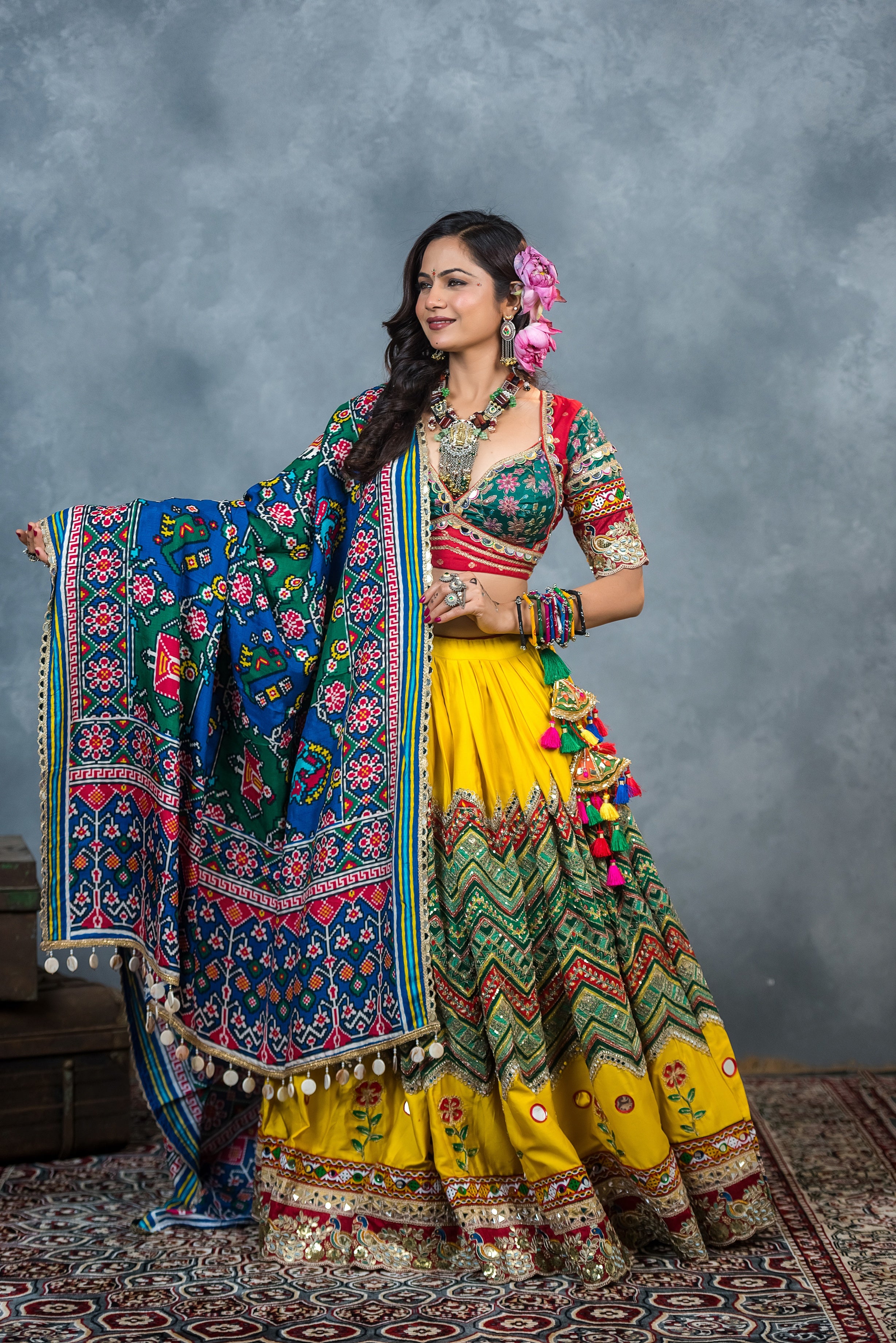 Morni Rang Chaniya Choli Set