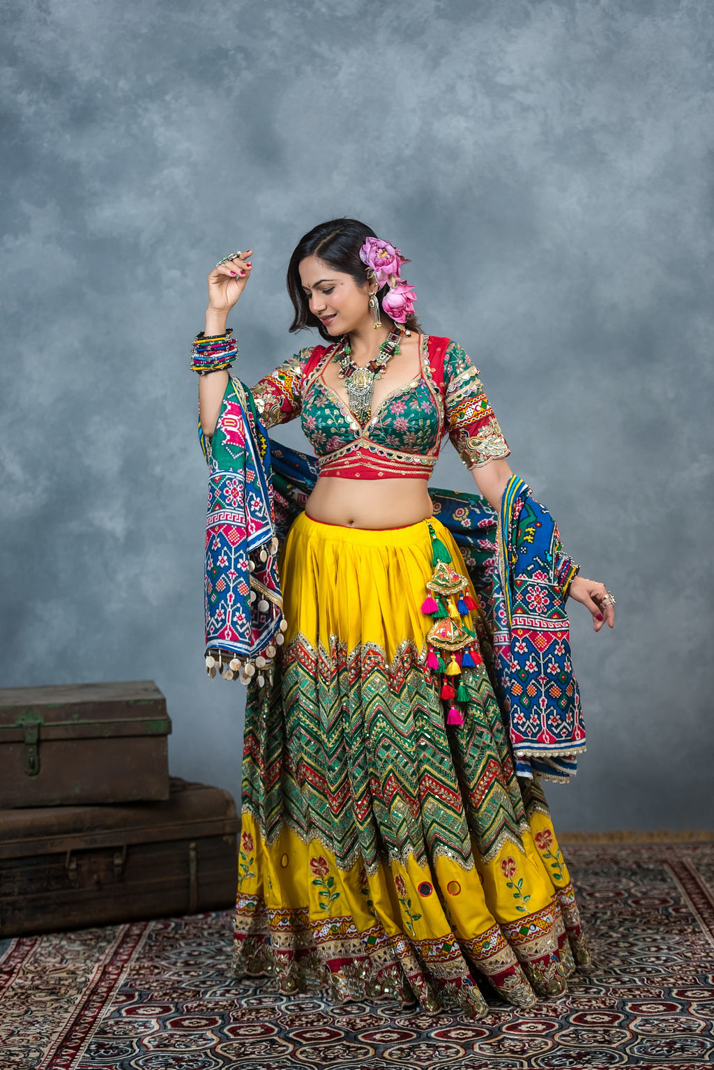 Morni Rang Chaniya Choli Set