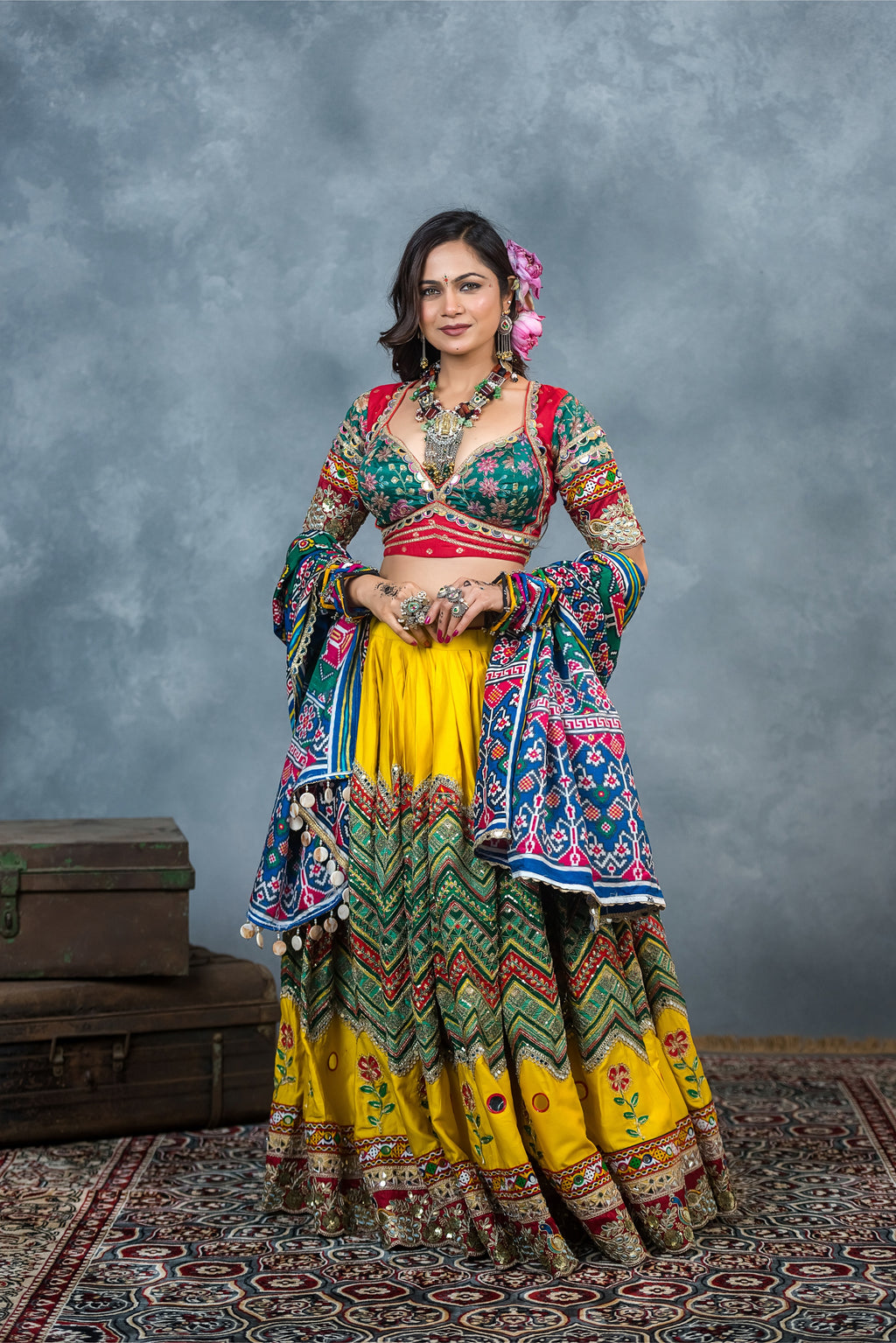 Morni Rang Chaniya Choli Set