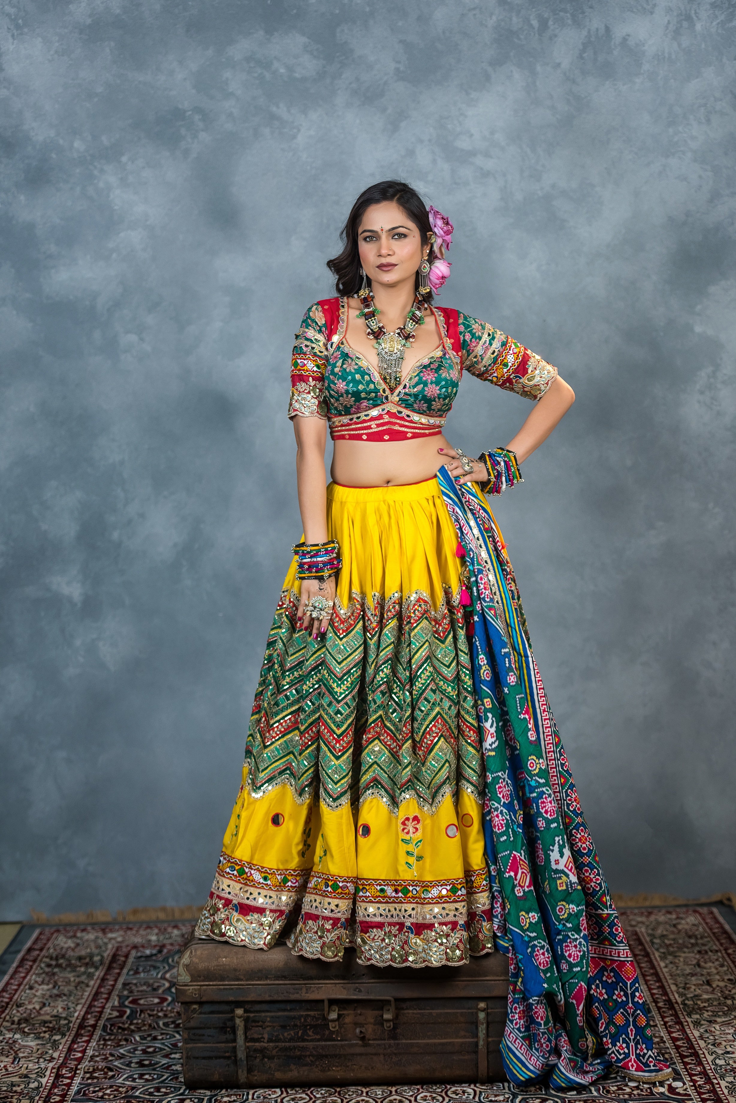 Morni Rang Chaniya Choli Set