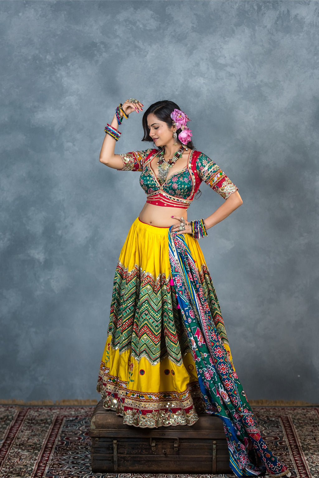 Morni Rang Chaniya Choli Set