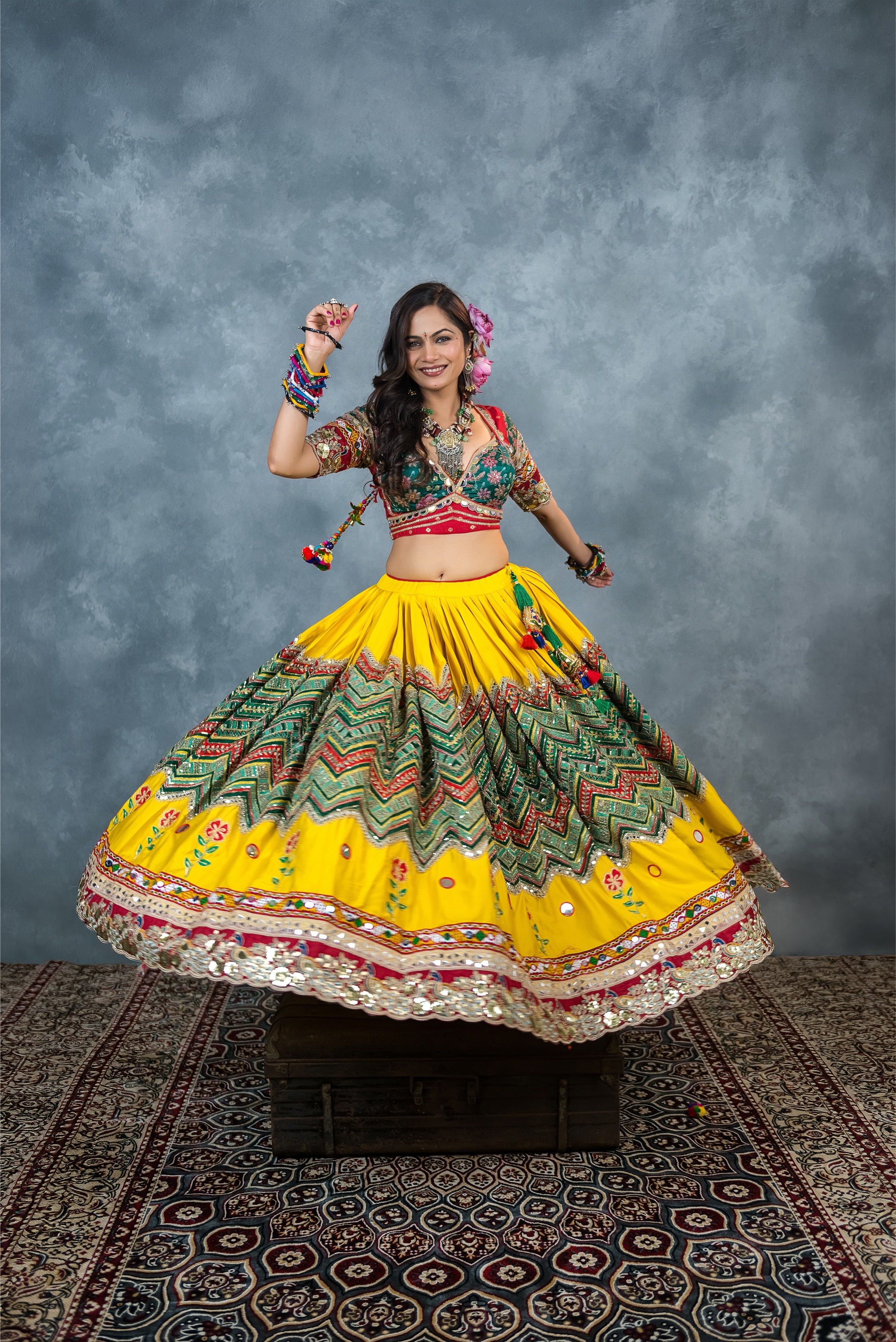 Morni Rang Chaniya Choli Set