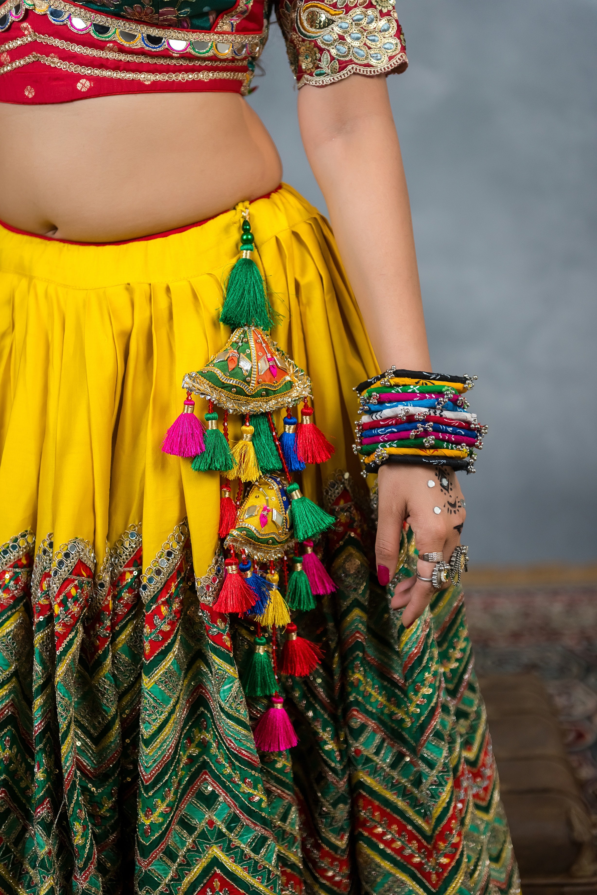 Morni Rang Chaniya Choli Set