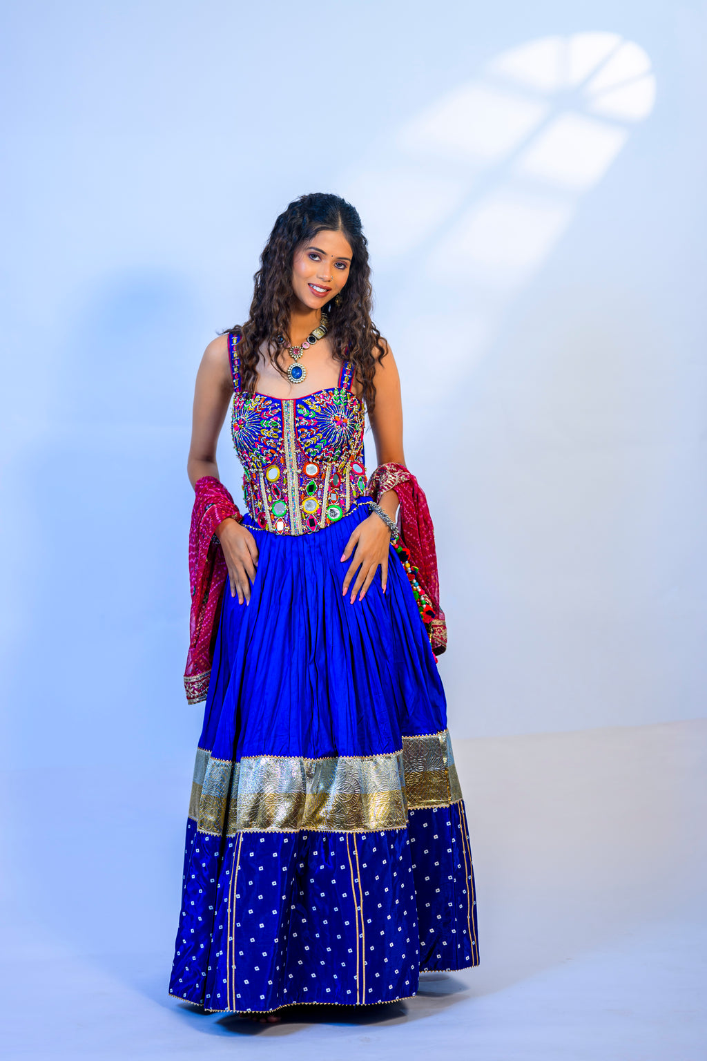 Neel Madhuri Corset Chaniya Choli Set