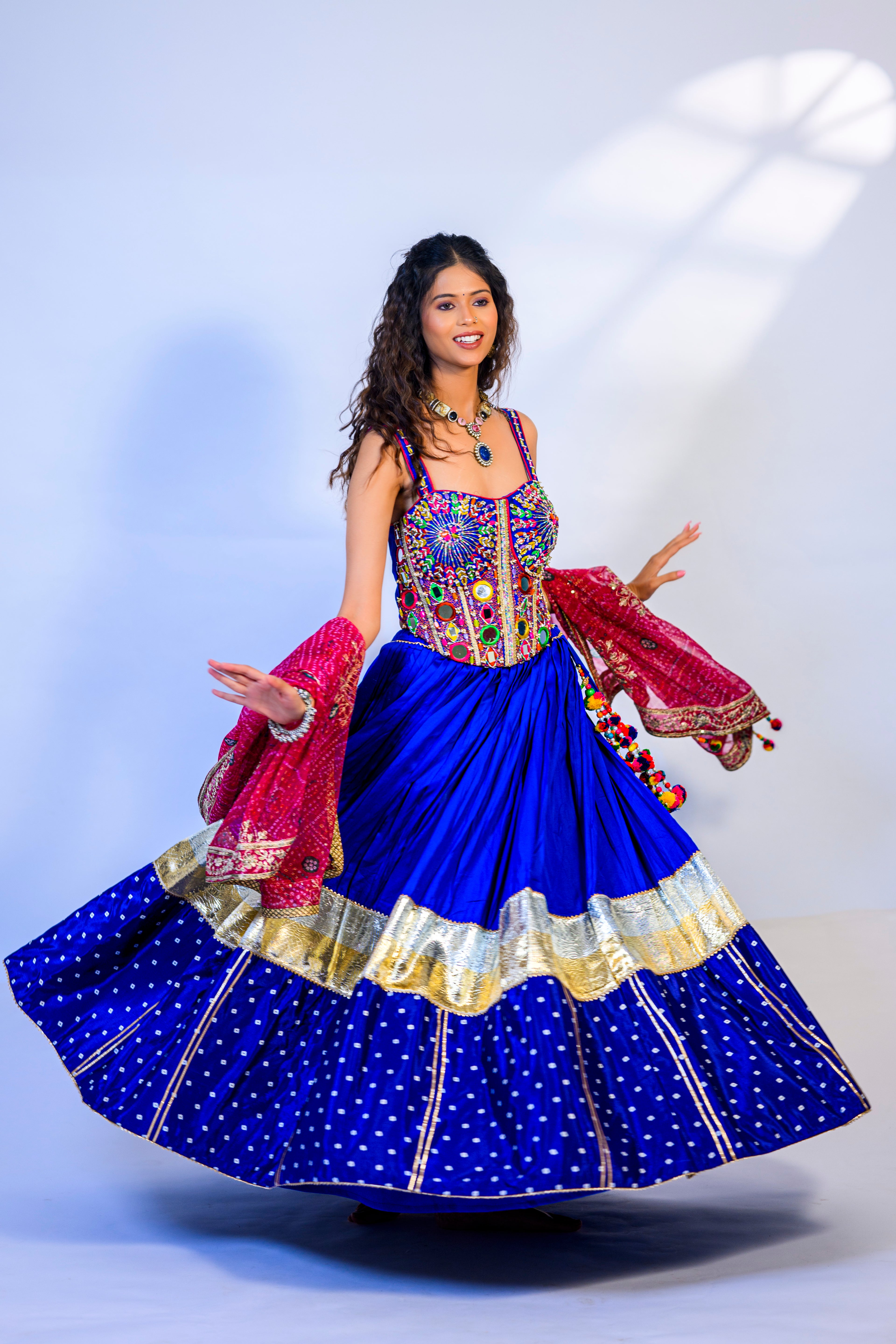 Neel Madhuri Corset Chaniya Choli Set