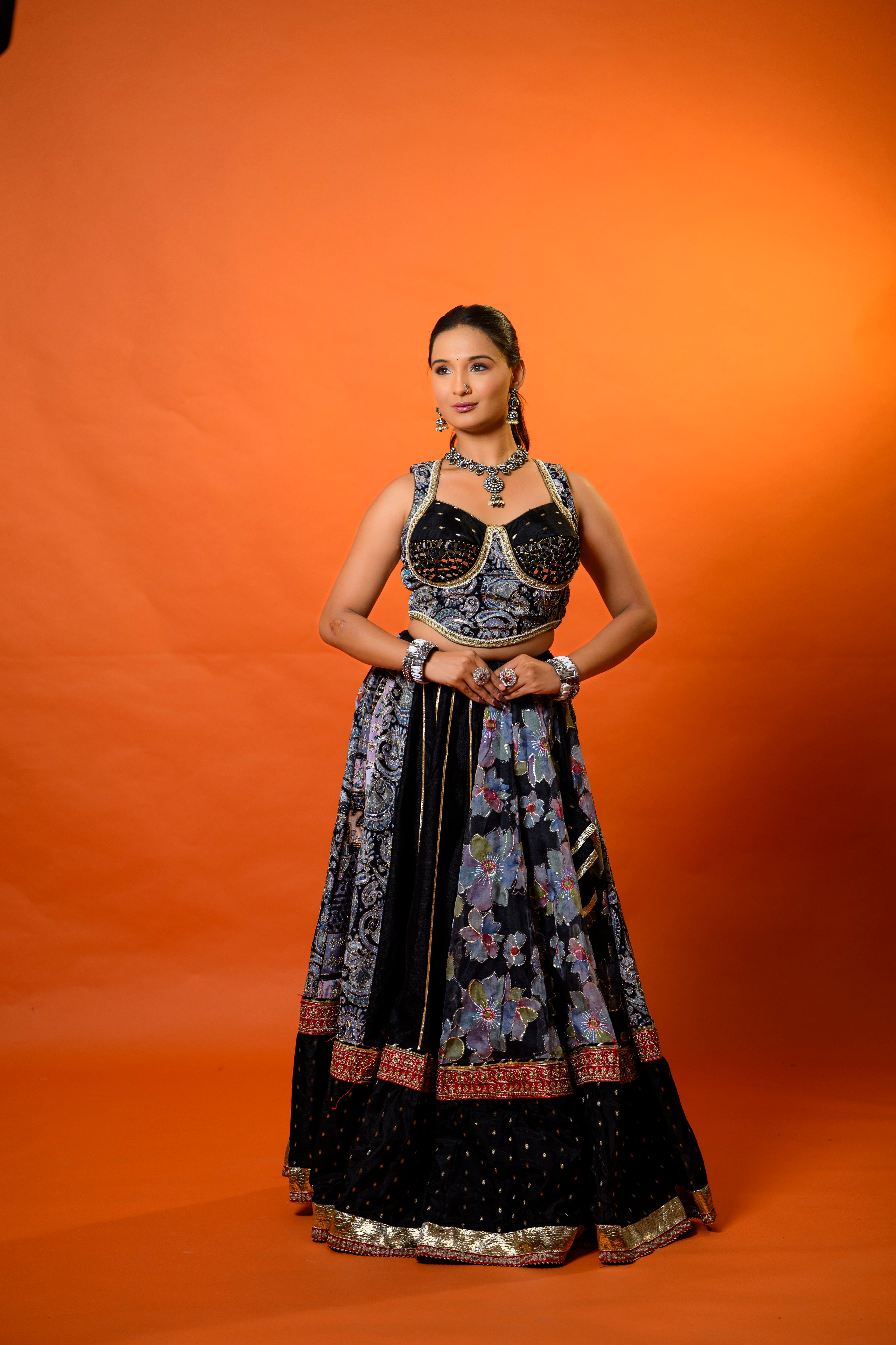 Nishaa Noir Chaniya Choli Set
