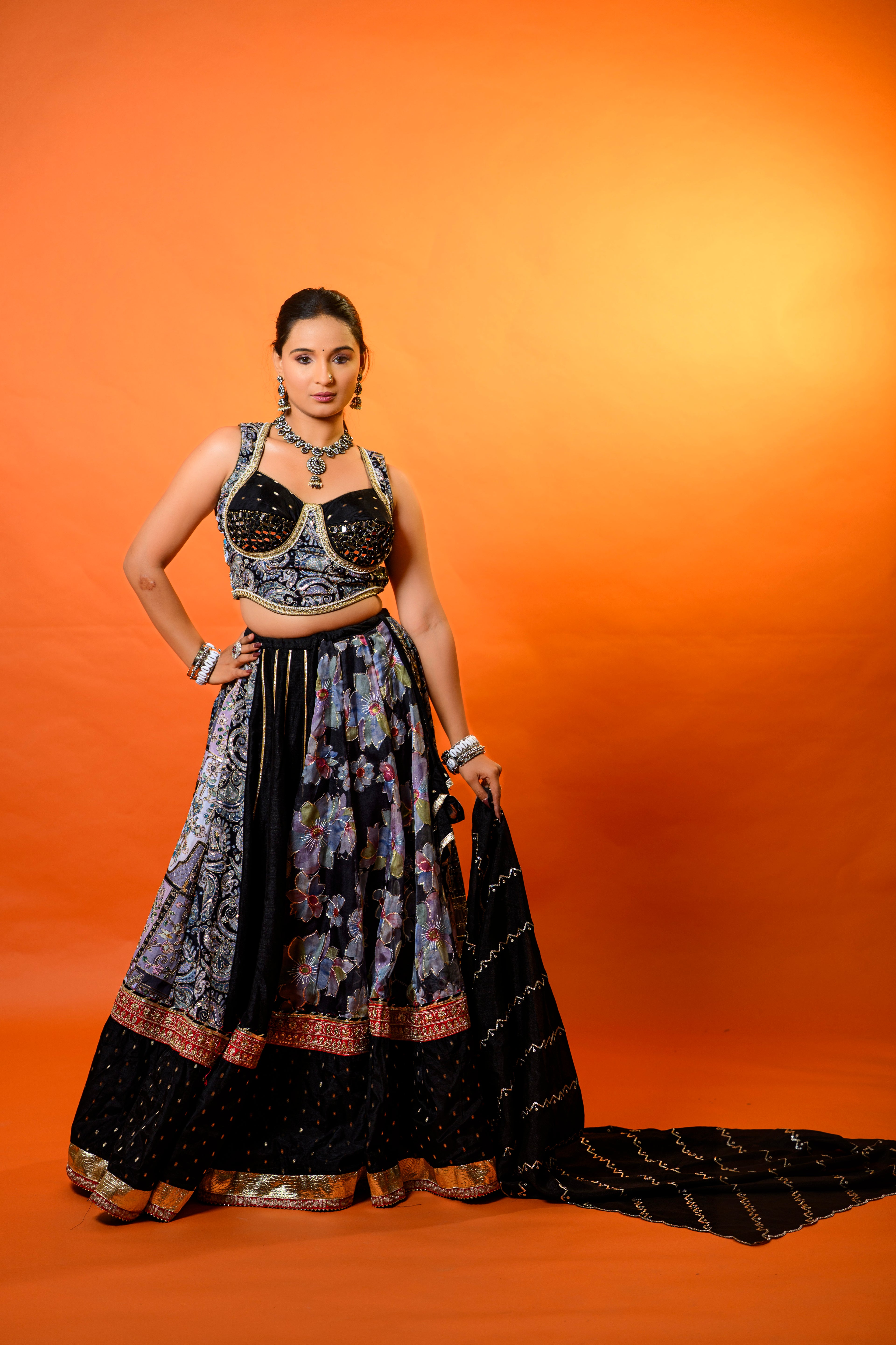 Nishaa Noir Chaniya Choli Set