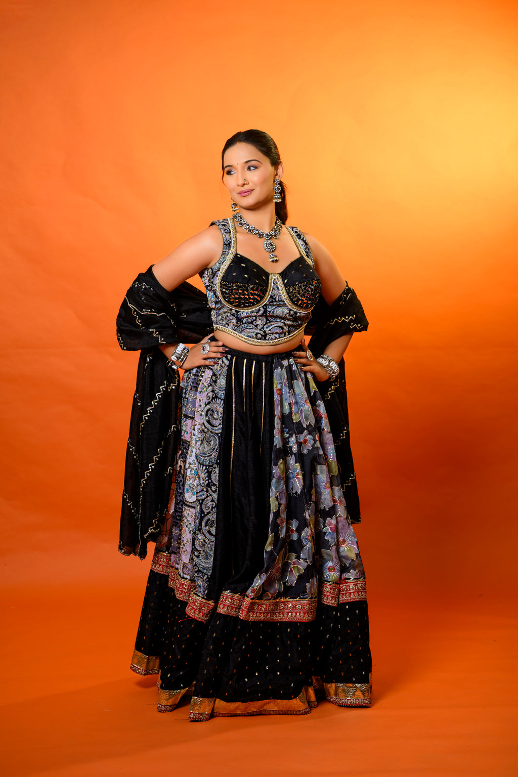 Nishaa Noir Chaniya Choli Set