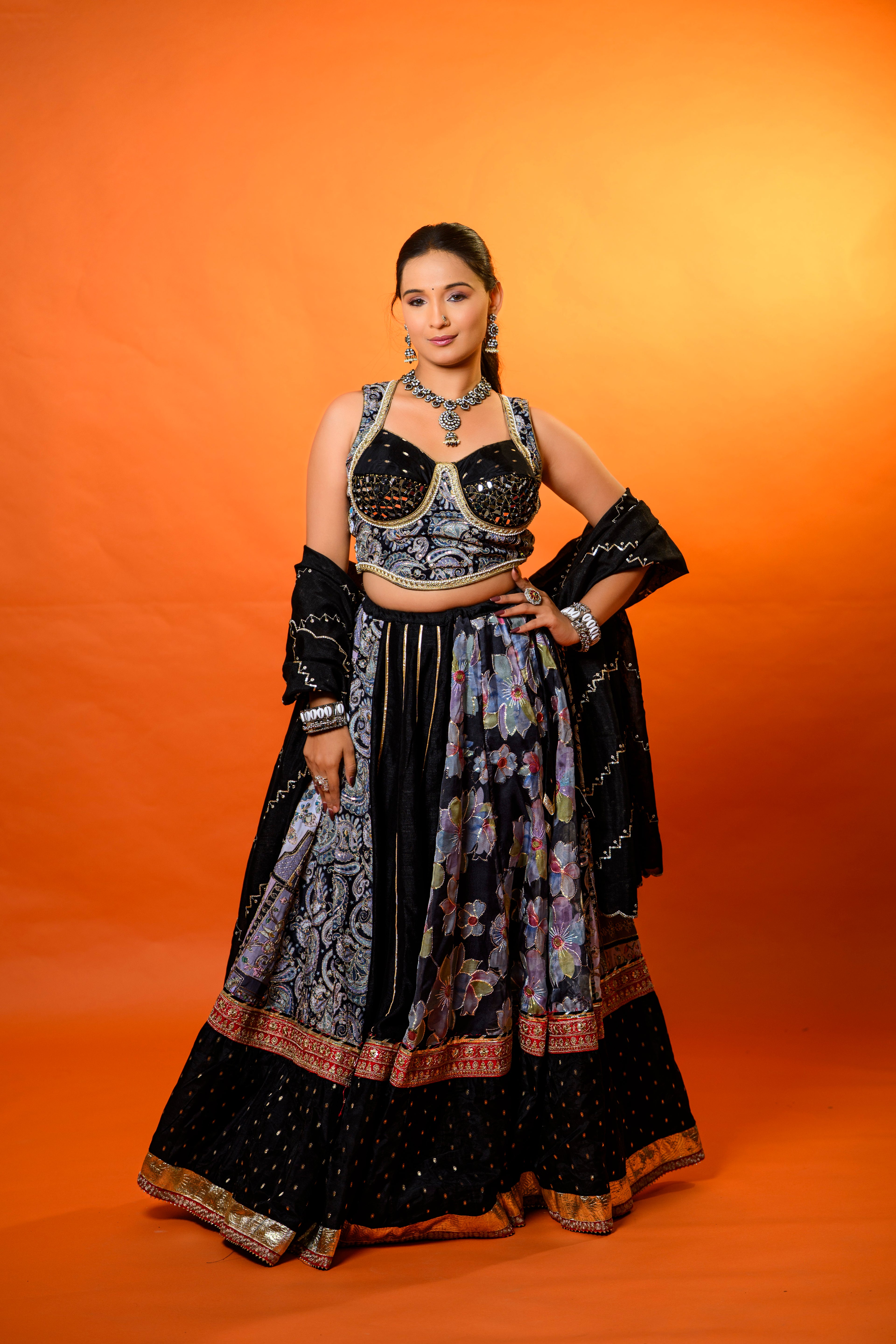 Nishaa Noir Chaniya Choli Set