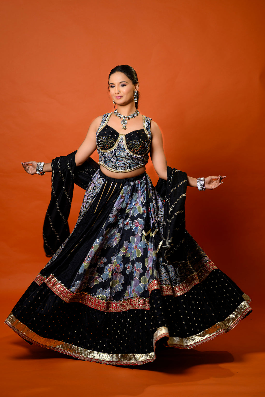 Nishaa Noir Chaniya Choli Set