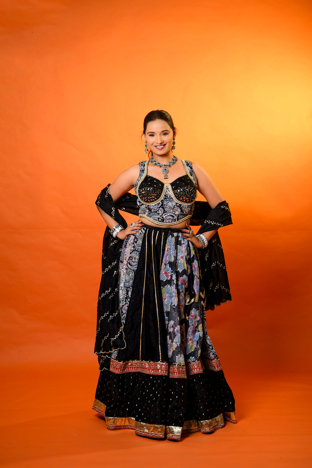Nishaa Noir Chaniya Choli Set