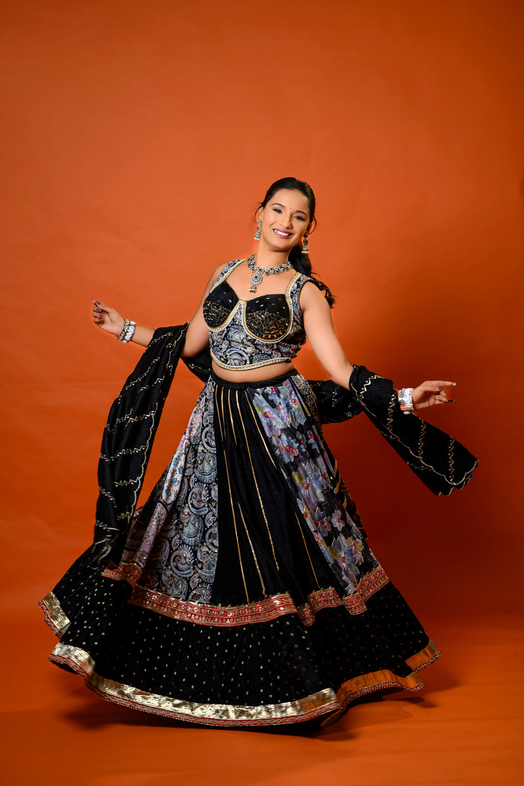 Nishaa Noir Chaniya Choli Set