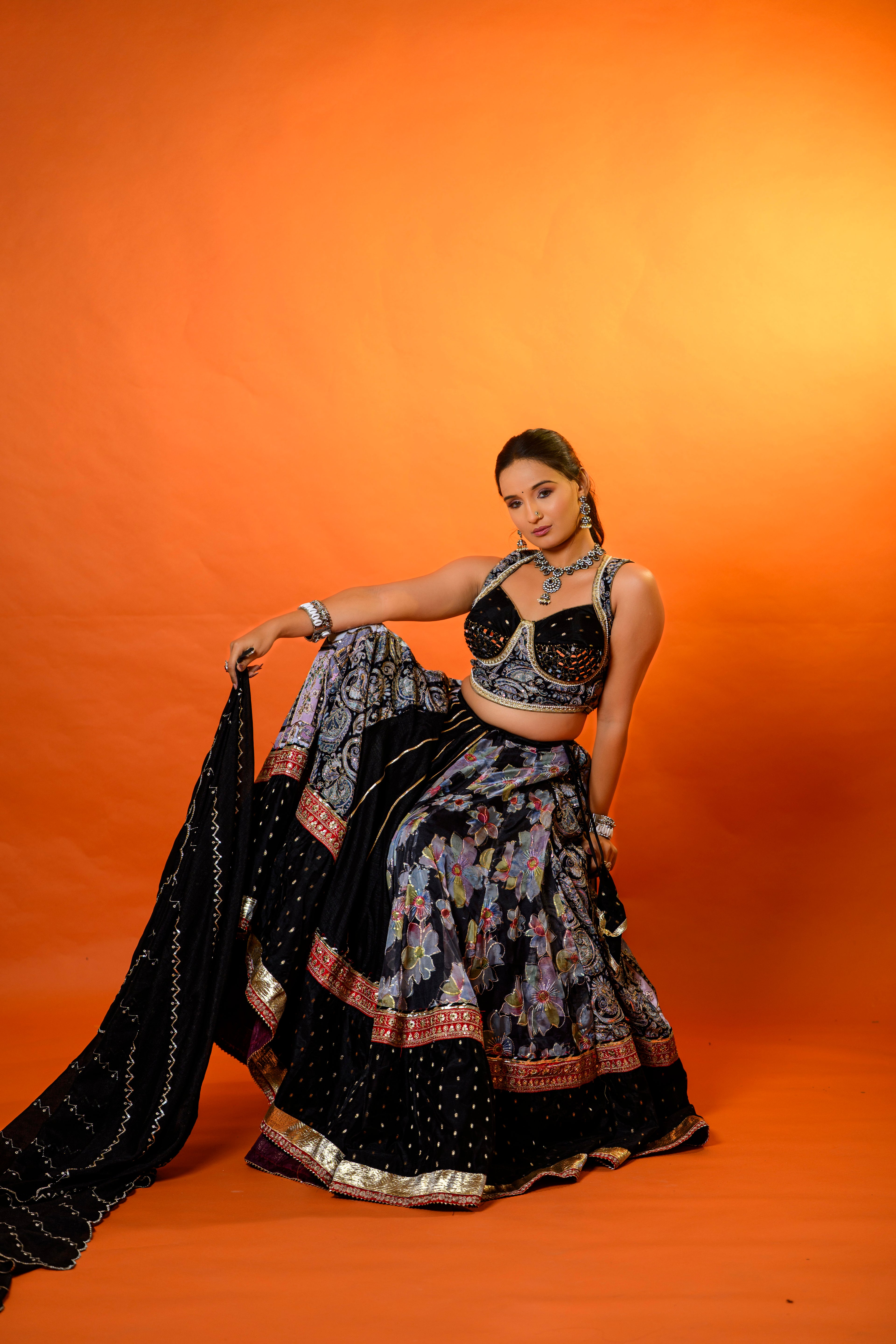 Nishaa Noir Chaniya Choli Set