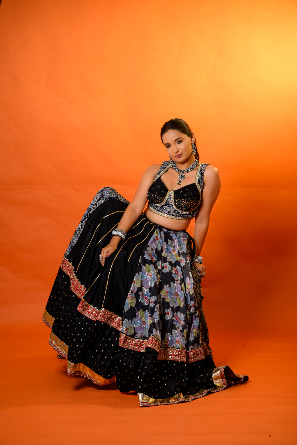 Nishaa Noir Chaniya Choli Set