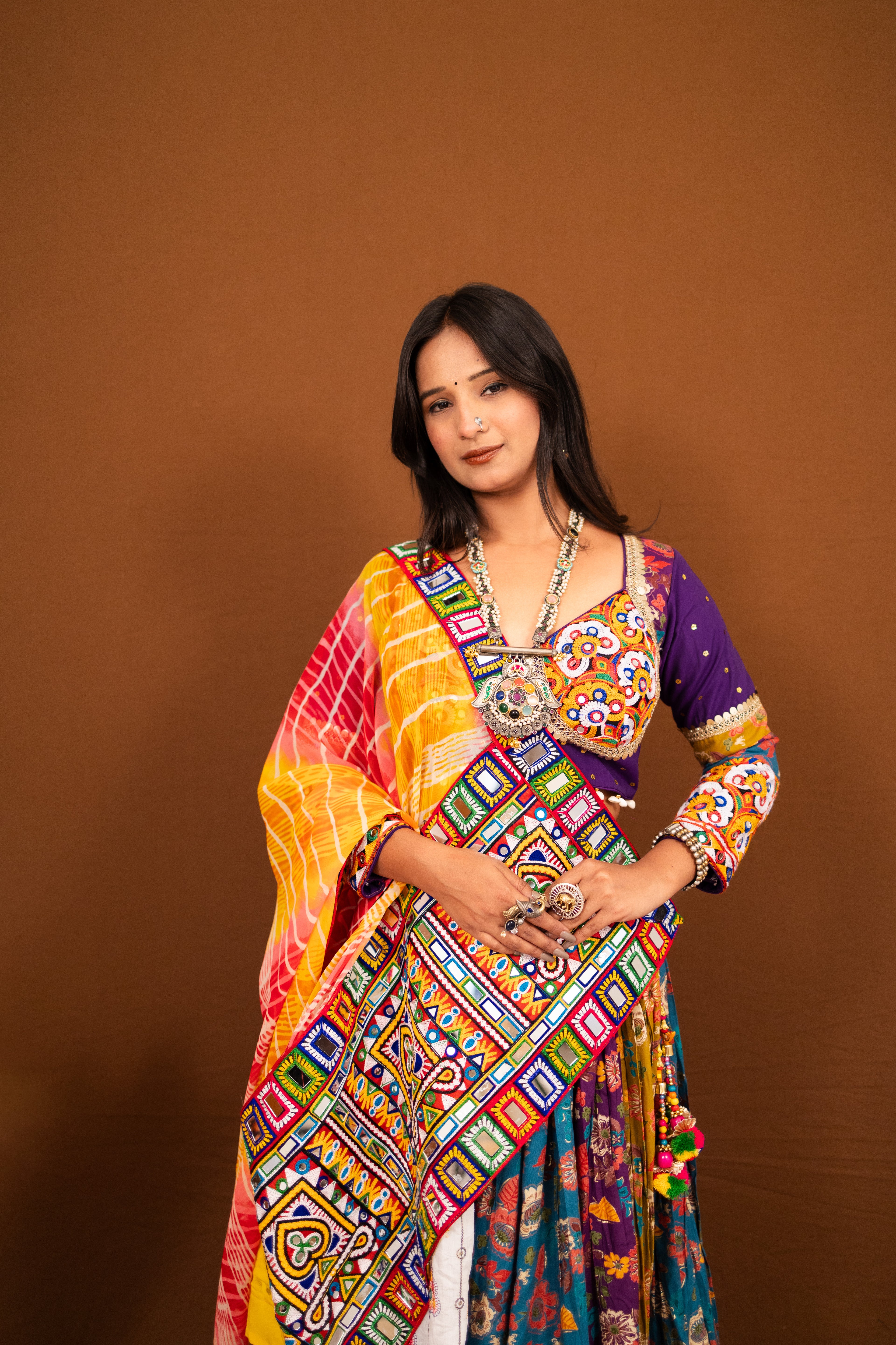 Rangrez Patchwork Chaniya Choli Set