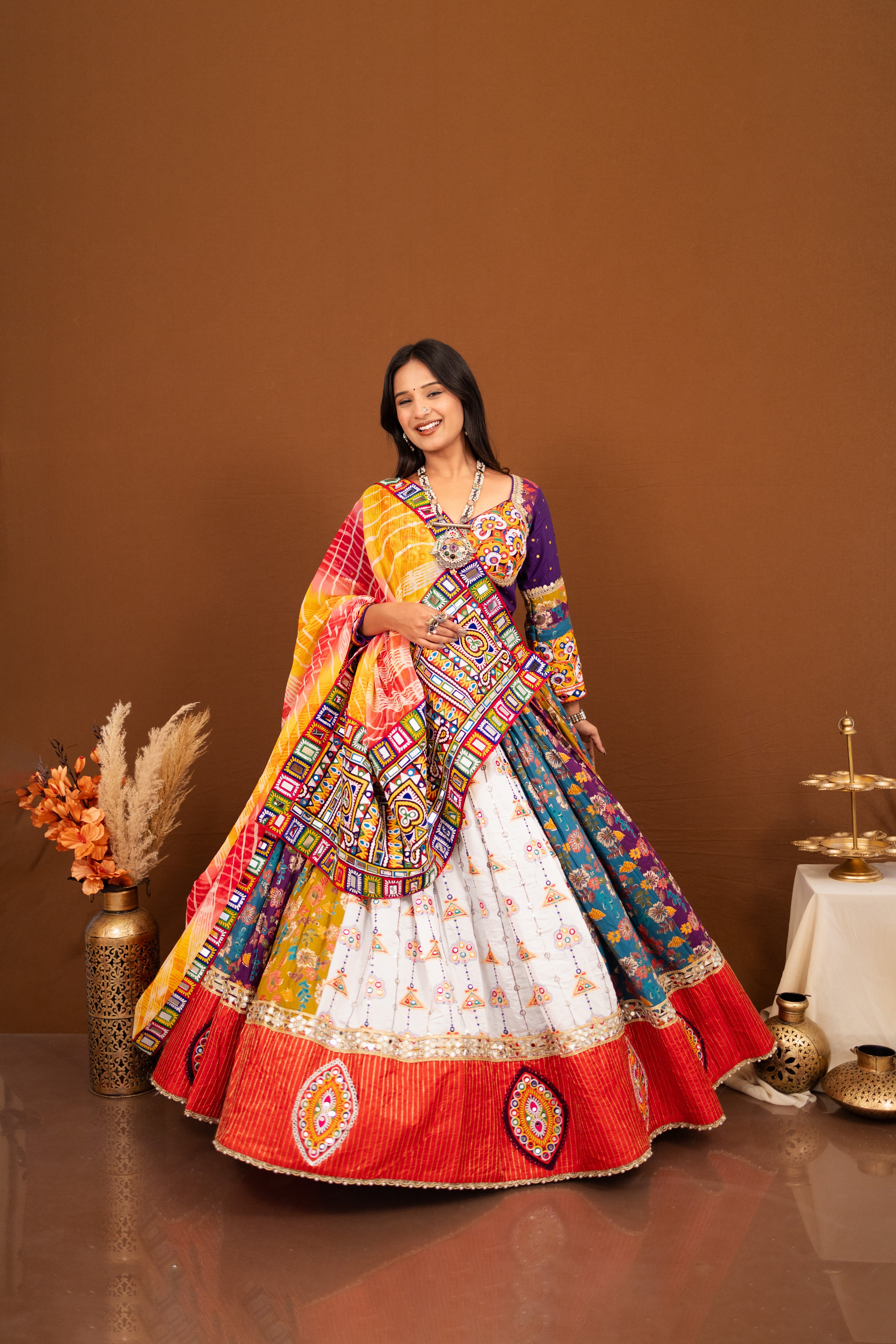 Rangrez Patchwork Chaniya Choli Set